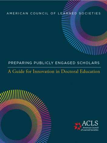 The cover page of Preparing Publicly Engaged Scholars: A Guide for Innovation in Doctoral Education