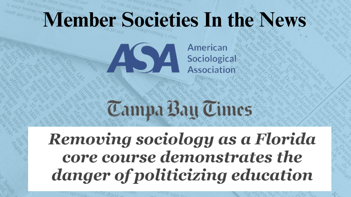 American Sociological Association Speaks Out on Florida's Removal of